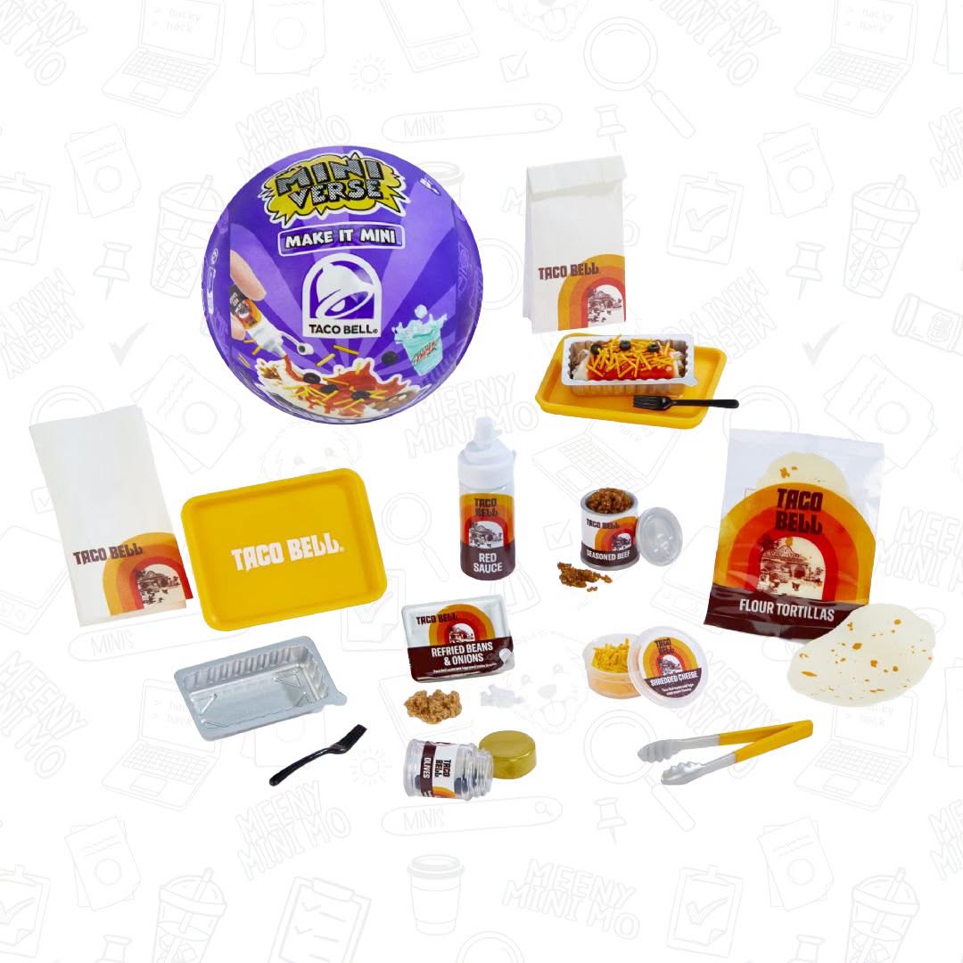 MGA's Miniverse Make It Mini Taco Bell Series 2 — Mystery Surprise Ball | Preorder