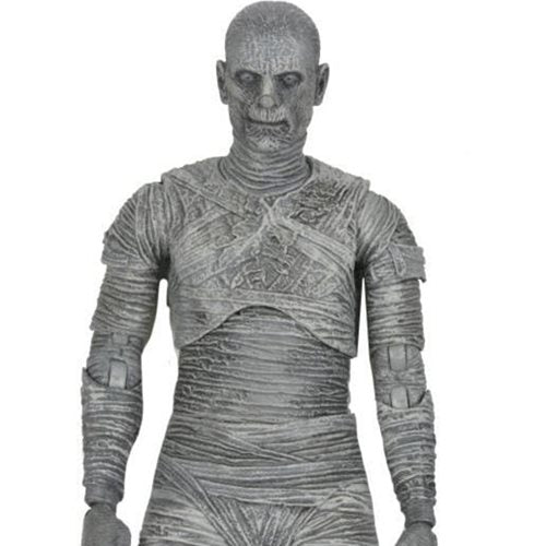 Universal Monsters Ultimate Mummy Black and White Version 7-Inch Scale Action Figure