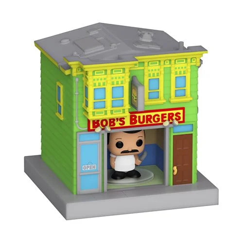 Bob's Burgers Bob Belcher and Bob's Burgers Funko Bitty Pop! Town (ETA MARCH / APRIL 2025)