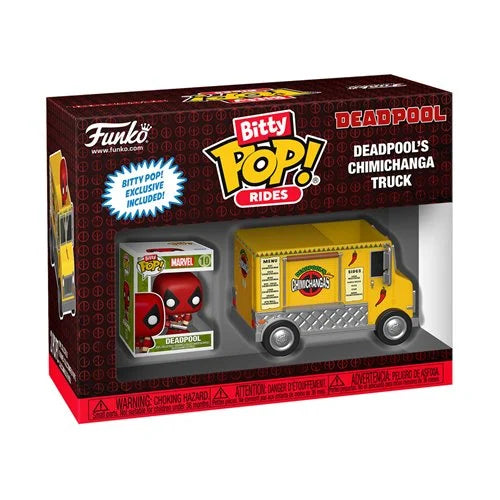 Deadpool and Chimichanga Truck Funko Bitty Pop! Ride (ETA JANUARY / FEBRUARY 2025)