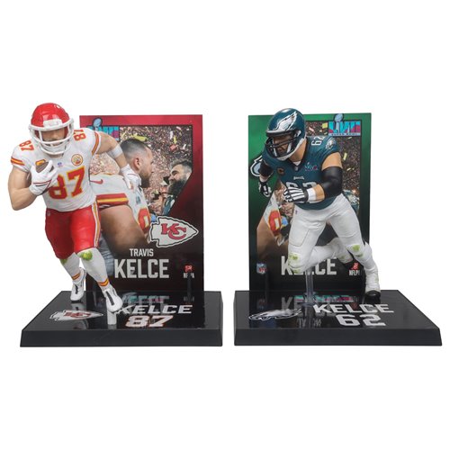 NFL SportsPicks 2024 Travis Kelce and Jason Kelce 7-Inch Scale Posed Figure 2-Pack (ETA MARCH/APRIL 2025)