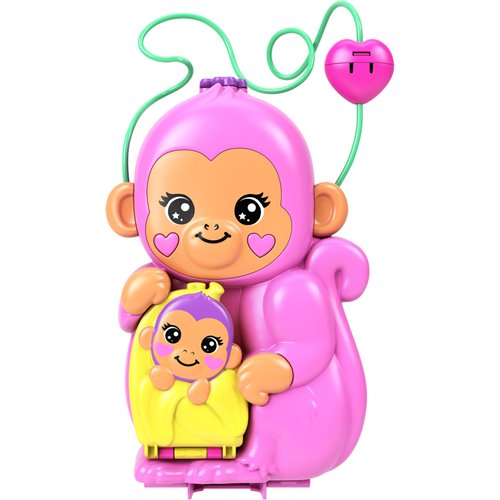 Polly Pocket Adventures in Rio Momma Monkey and Baby Compact Playset (ETA MARCH / APRIL 2025)