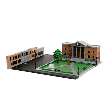 Back to the Future Hill Valley Courthouse Nano Hollywood Rides Nano Scene Diorama with Vehicles