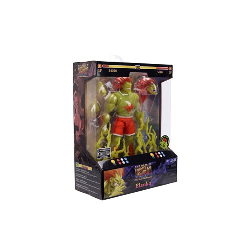 Ultra Street Fighter II Blanka Glow-in-the-Dark 6-Inch Scale Action Figure - Entertainment Earth Exclusive