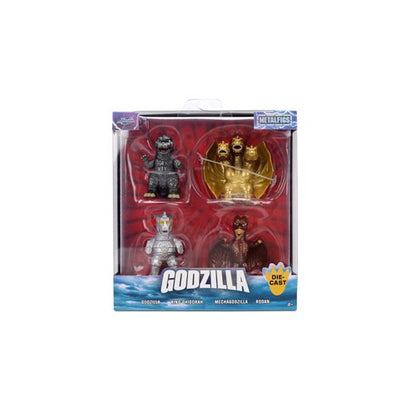 Godzilla Wave 1 MetalFigs 2 1/2-Inch Die-Cast Metal Mini-Figure 4-Pack