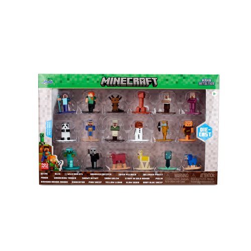 Minecraft Wave 13 Nano MetalFigs Die-Cast Metal Mini-Figure 18-Pack