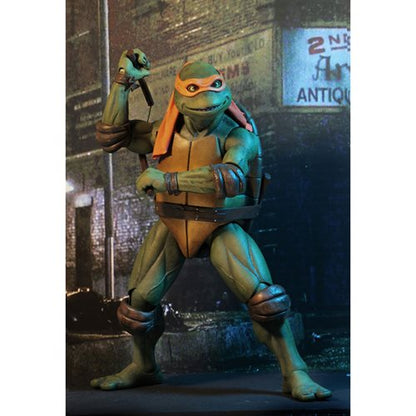 TMNT 1990 Movie | Michelangelo NECA 1:4 Scale 16.5-Inch Action Figure | PREORDER