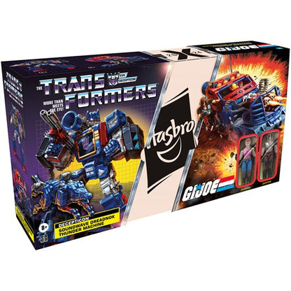 Transformers Collaborative G.I. Joe Mash-Up Soundwave Dreadnok Thunder Machine, Zartan and Zarana Action Figures (ETA JANUARY/FEBRUARY 2024)