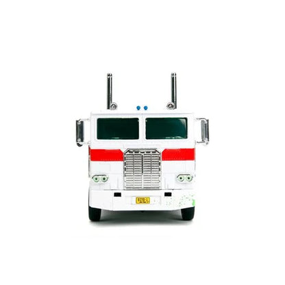 Transformers G1 Optimus Prime Big Rig with Ghostbusters Ecto-1 Graphics 1:24 Scale Die-Cast Metal Vehicle (ETA NOVEMBER 2024)