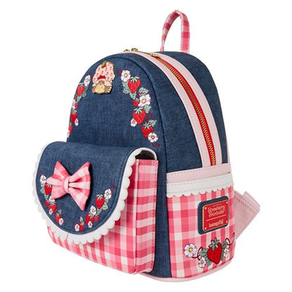 Strawberry Shortcake Denim Gingham Mini-Backpack