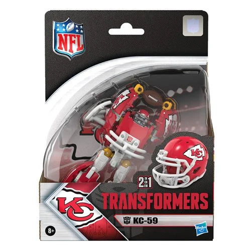 PREORDER - Transformers NFL Kansas City Chiefs KC-59 Action Figure – PREORDER March 2026 – Licensed NFL Toy