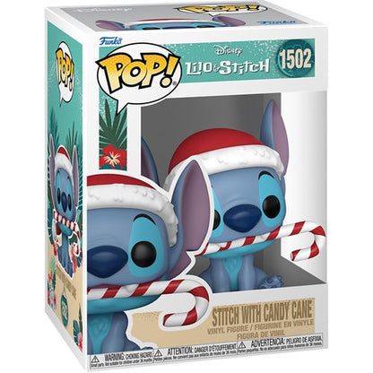 Lilo & Stitch | Holiday Stitch with Candy Cane Funko Pop! #1502 | Funko | PREORDER