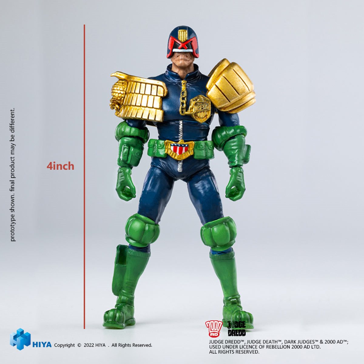 Judge Dredd Gaze into the Fist of Dredd 1:18 Scale Exquisite Mini Action Figure 2-Pack - Previews Exclusive