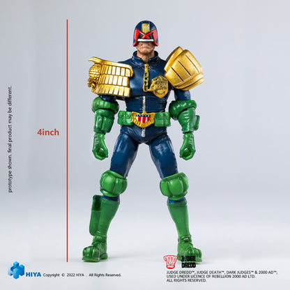 Judge Dredd Gaze into the Fist of Dredd 1:18 Scale Exquisite Mini Action Figure 2-Pack - Previews Exclusive