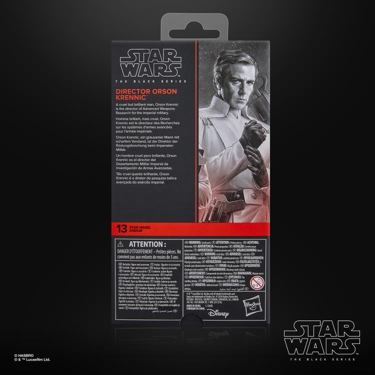 Star Wars: The Black Series 6" Director Orson Krennic (Andor) Action Figure