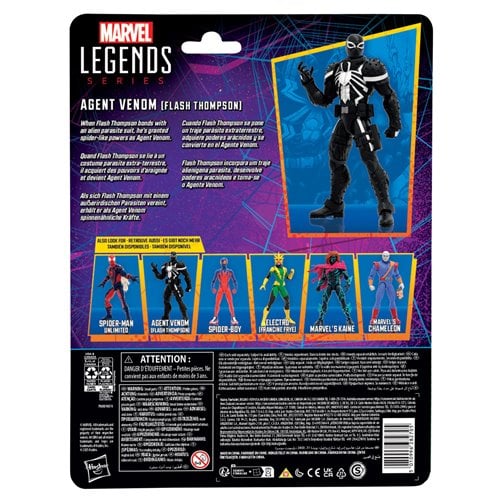 Spider-Man Marvel Legends Agent Venom Flash Thompson 6-Inch Action Figure (ETA APRIL / MAY 2025)