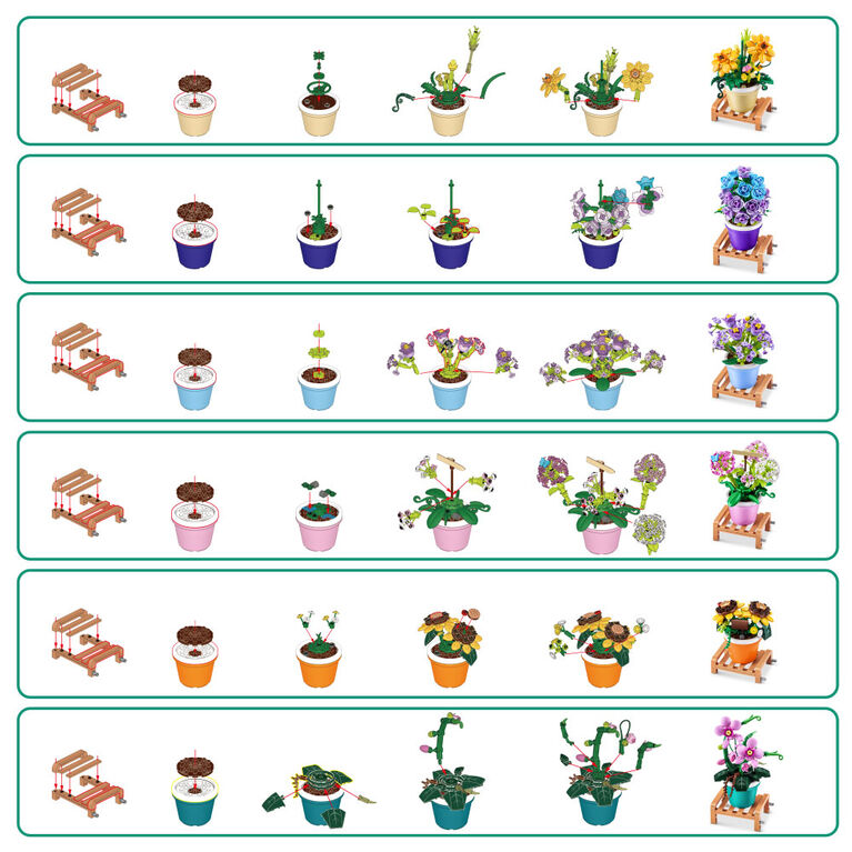 MAX Build More Premium Garden Building Bricks