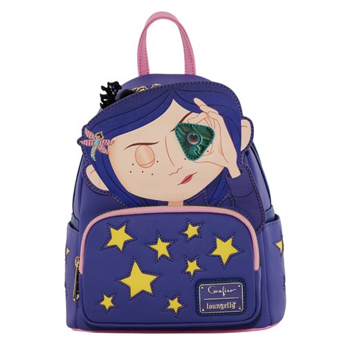 Coraline Stars Cosplay Glow-in-the-Dark Mini-Backpack