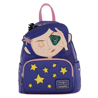 Coraline Stars Cosplay Glow-in-the-Dark Mini-Backpack