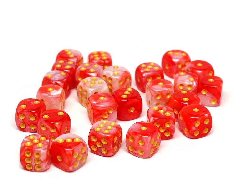 12mm D6 Dice - Himalayan Pink - 25 Count Bag