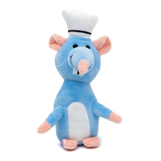 Dog Toy Squeaker Plush - Ratatouille Chef Remy Rat Full Body Pose (ETA - SEPTEMBER / OCTOBER 2024)