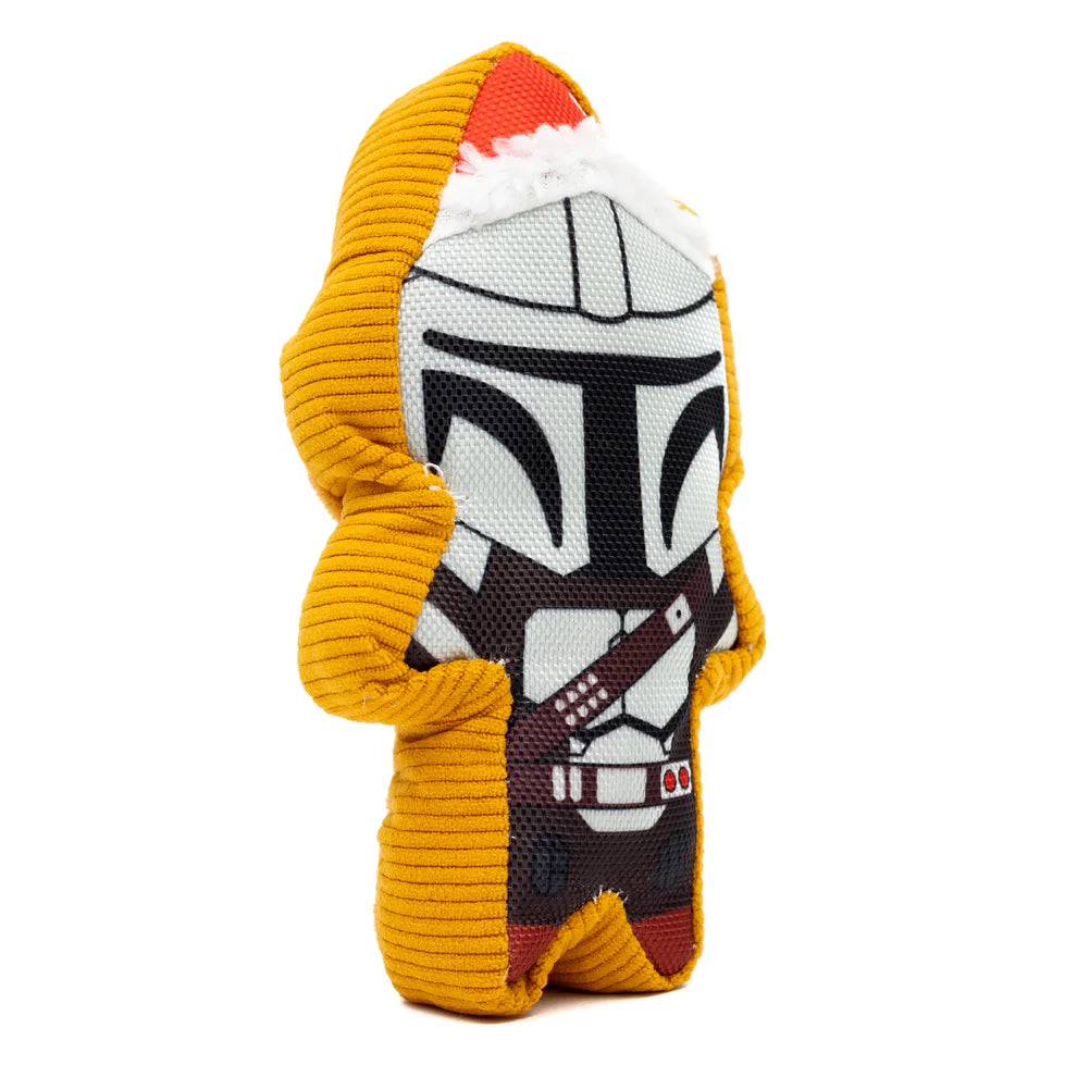 Dog Toy Squeaker Plush - Star Wars Holiday Mandalorian Santa Cookie Replica (ETA - SEPTEMBER / OCTOBER 2024)