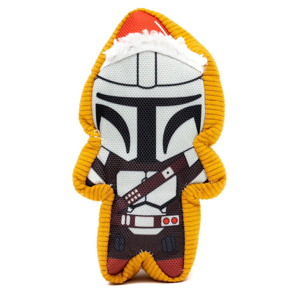 Dog Toy Squeaker Plush - Star Wars Holiday Mandalorian Santa Cookie Replica (ETA - SEPTEMBER / OCTOBER 2024)