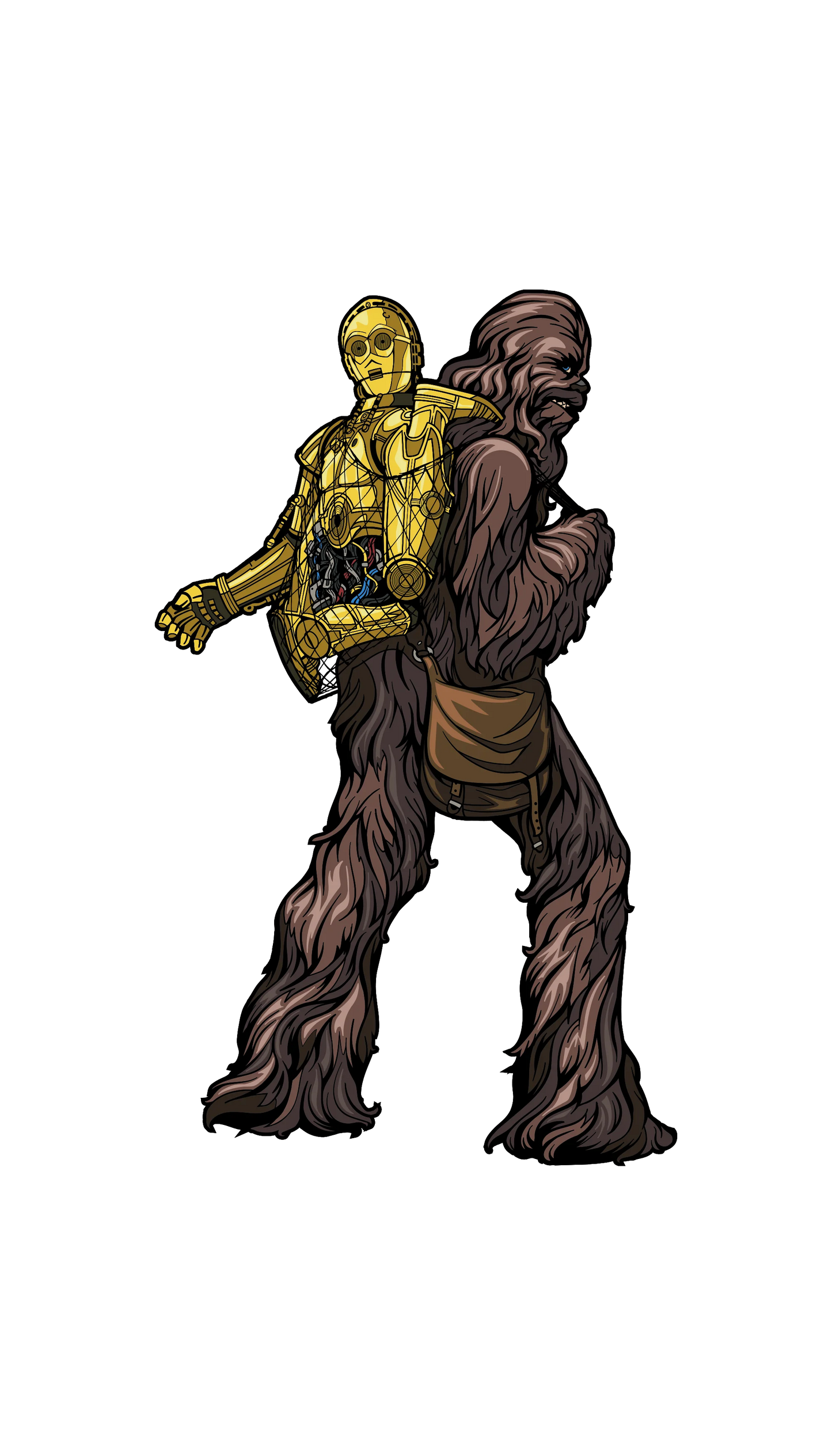 Chewbacca & C-3PO (1823)