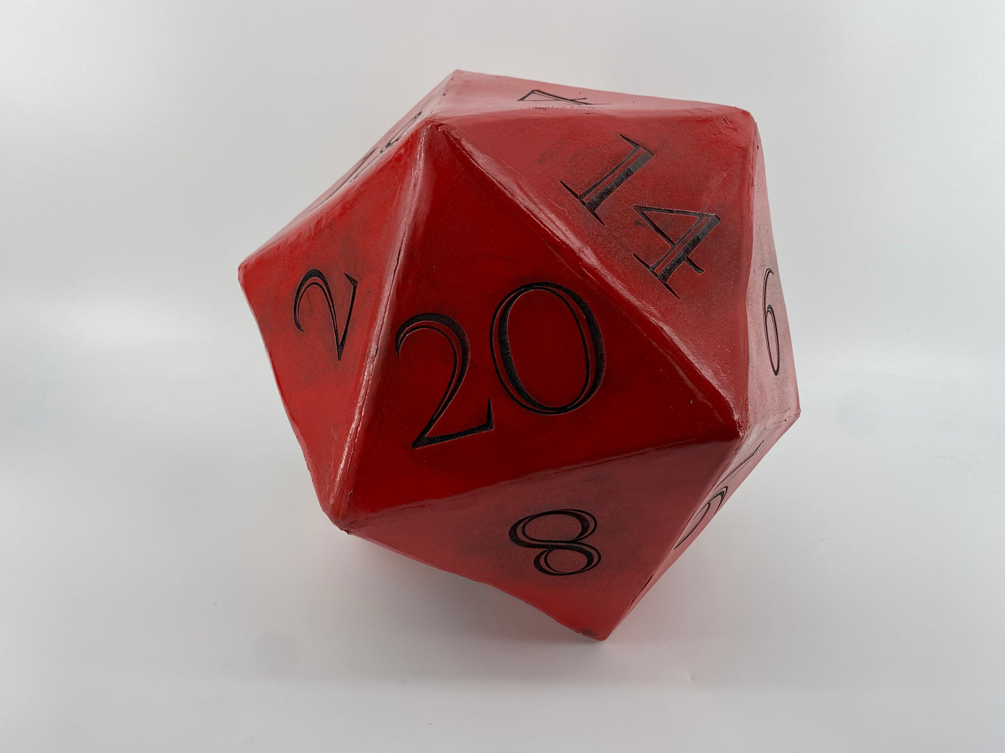 Giant D20 Die 10" Tall Display Prop