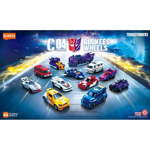 Transformers Wheels C04 Heart of the Ark | Blokees Blind Box Model Kit | Display Case of 12