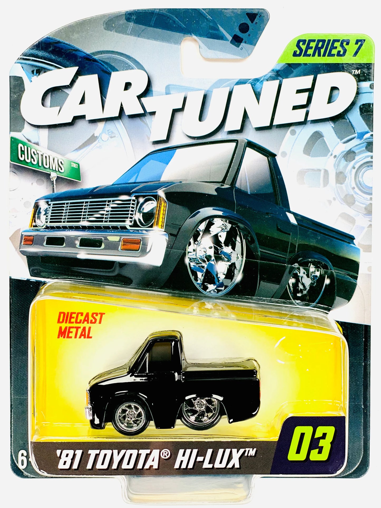 Car Tuned Series 7 – 1981 Toyota Hi-Lux #03 | 1:64 Die-Cast Collectible