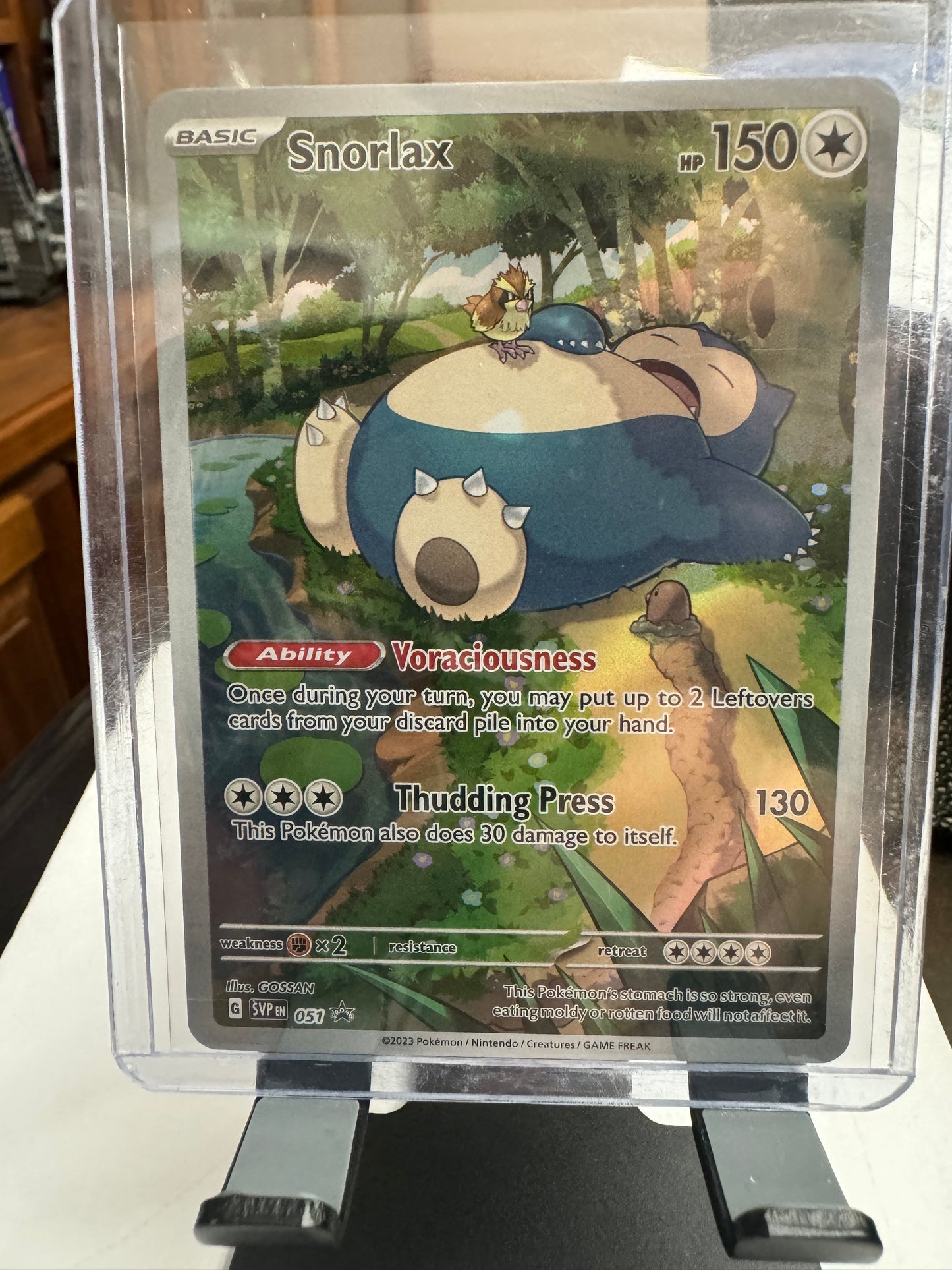 Pokemon 151 Snorlax Full Art