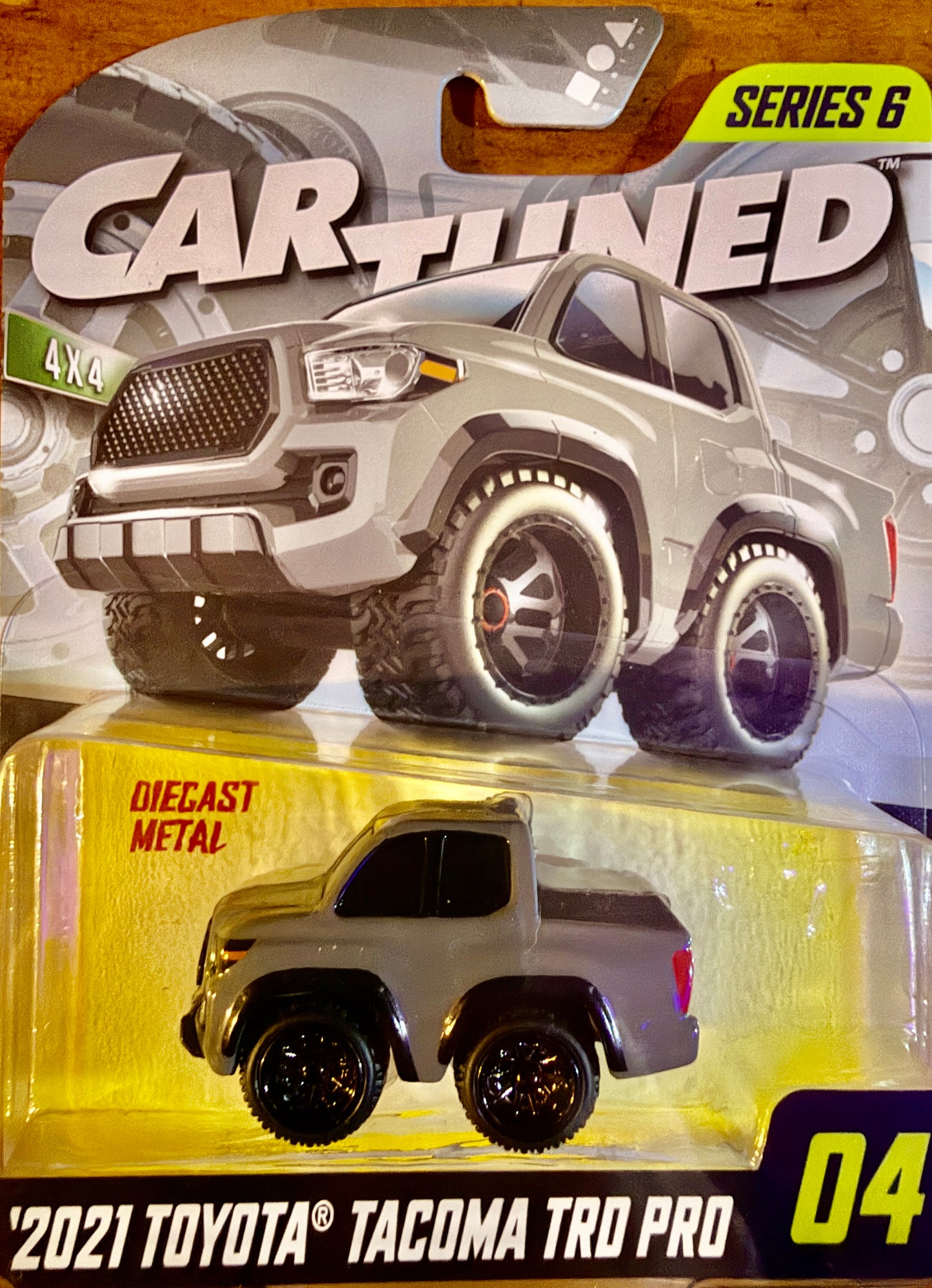 Car Tuned Series 6 – 2021 Toyota Tacoma TRD Pro #04 | 1:64 Die-Cast Truck