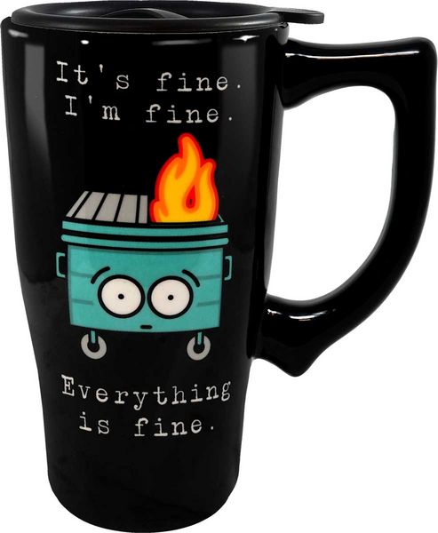 Dumpster Fire Travel Mug (ETA MARCH / APRIL 2025)