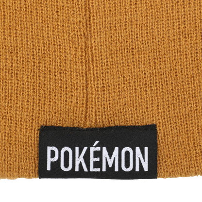 Pokémon Eevee Big Face Brown Cuffless Beanie