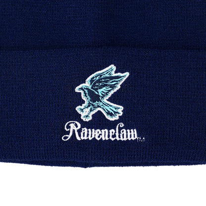 Harry Potter Ravenclaw Eagle Navy Embroidered Logo Cuffed knitted Beanie