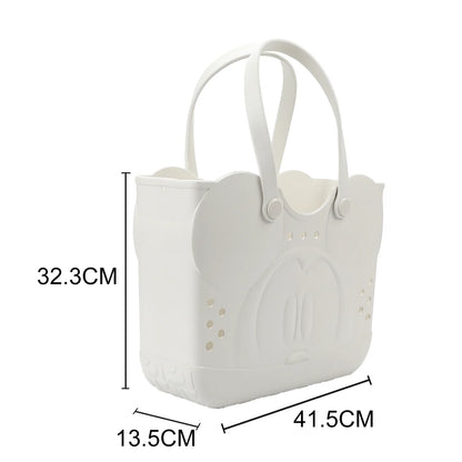 Disney Mickey Mouse 3D Character Face Cream 16.5" EVA Molded Gummy Tote (ETA November / December 2025)