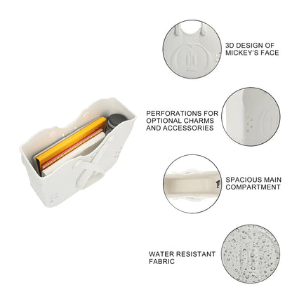 Disney Mickey Mouse 3D Character Face Cream 16.5" EVA Molded Gummy Tote (ETA November / December 2025)