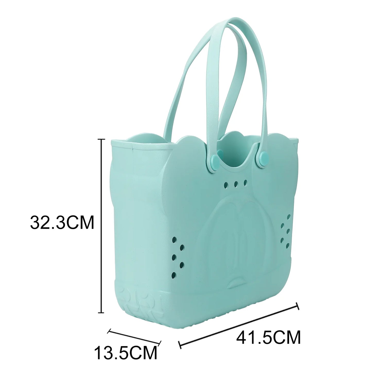 Disney Mickey Mouse 3D Character Face Green 16.5" EVA Molded Tote (ETA November / December 2025)