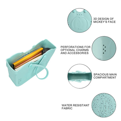 Disney Mickey Mouse 3D Character Face Green 16.5" EVA Molded Tote (ETA November / December 2025)