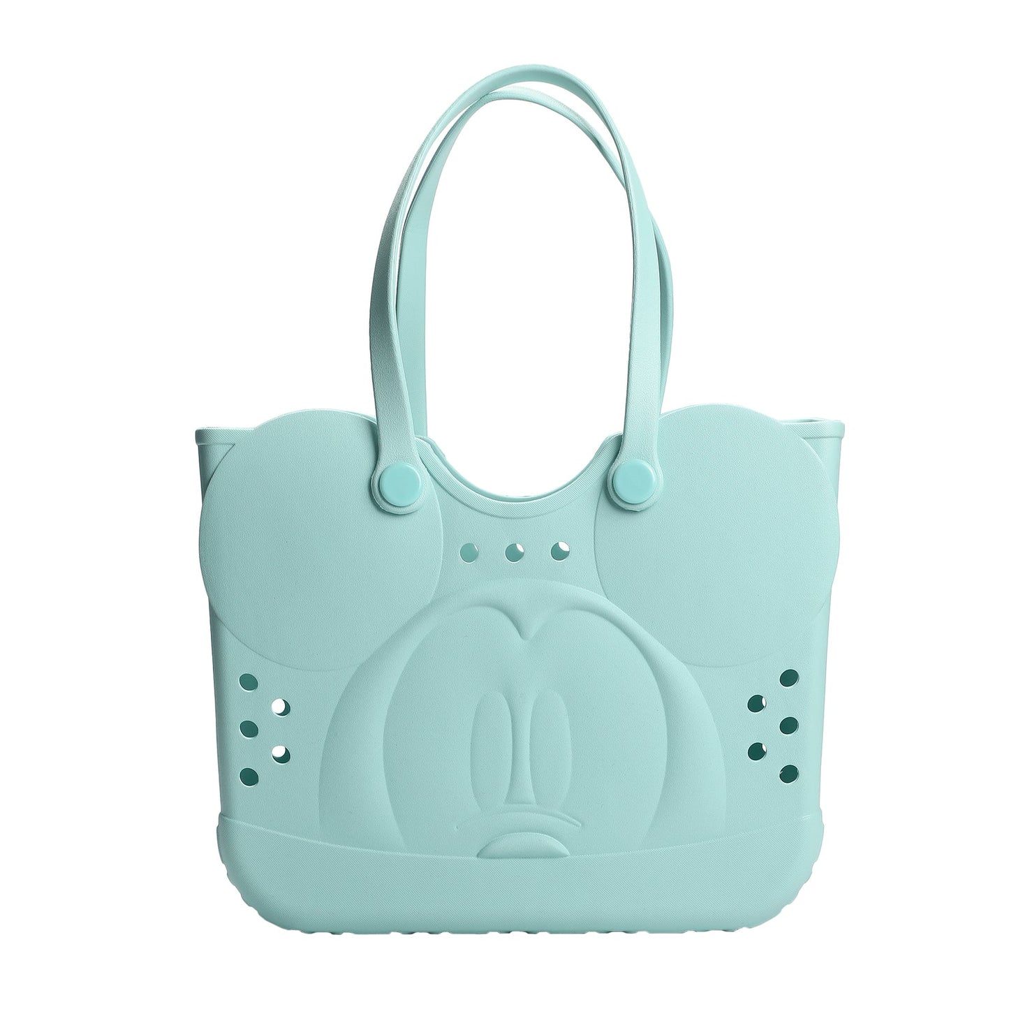 Disney Mickey Mouse 3D Character Face Green 16.5" EVA Molded Tote (ETA November / December 2025)