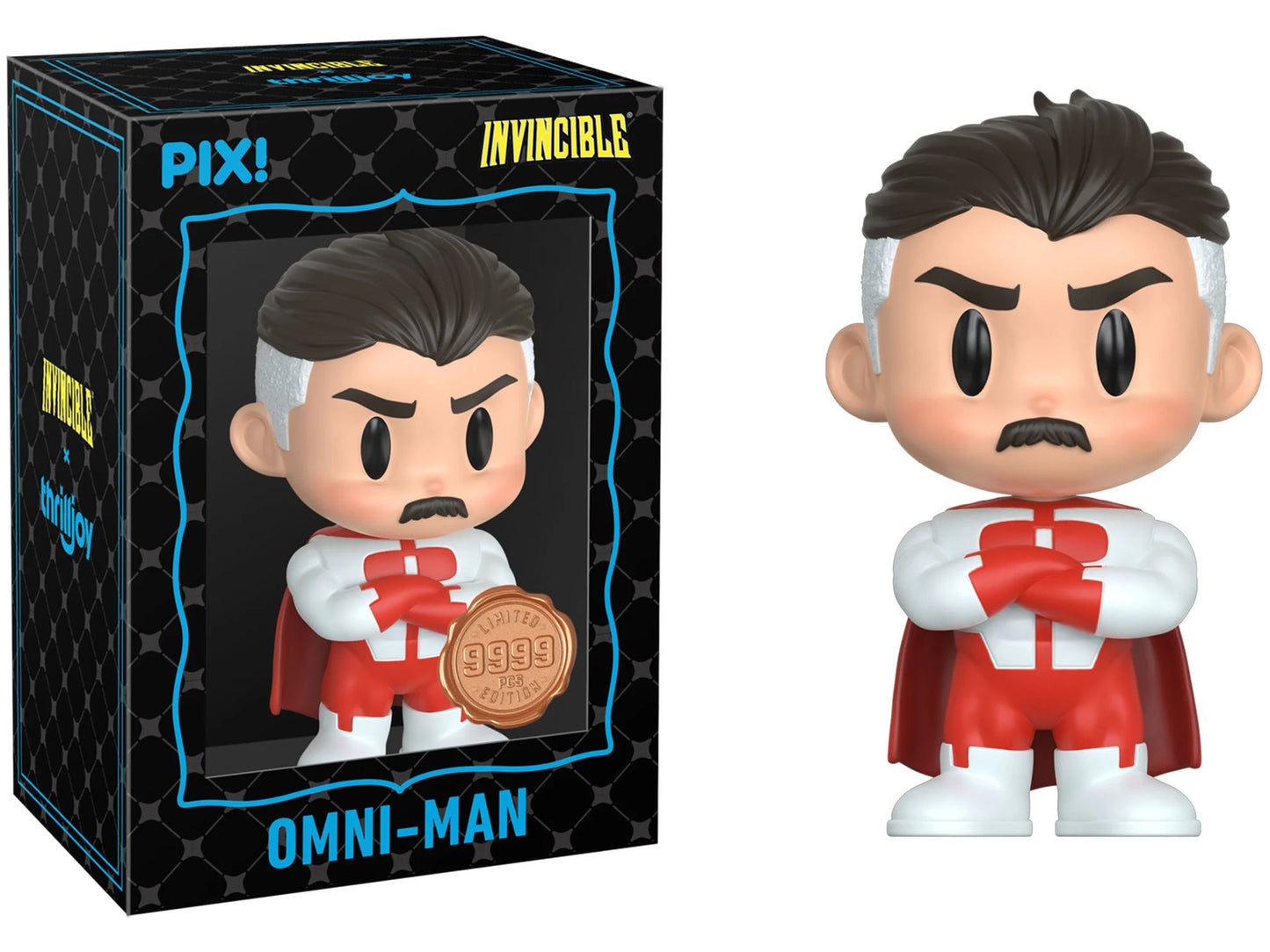 Invincible Omni-Man Arms Crossed Pix! Vinyl Figure