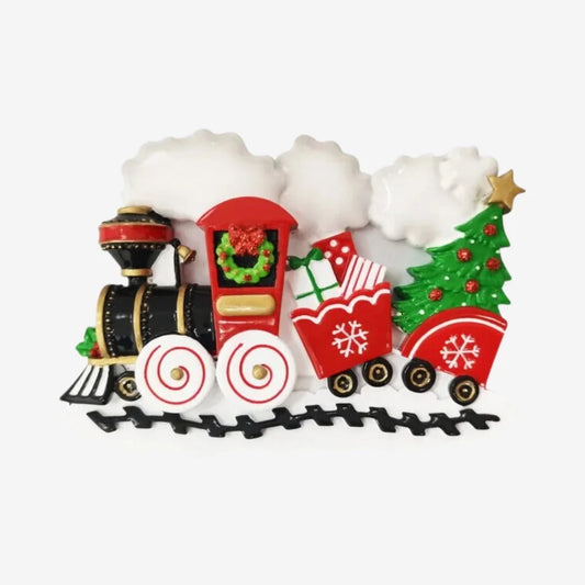 Nostalgic Train Personalized Christmas Ornament