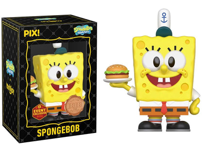 SpongeBob SquarePants with Krabby Patty Pix! Vinyl Figure - 2026 Convention Exclusive