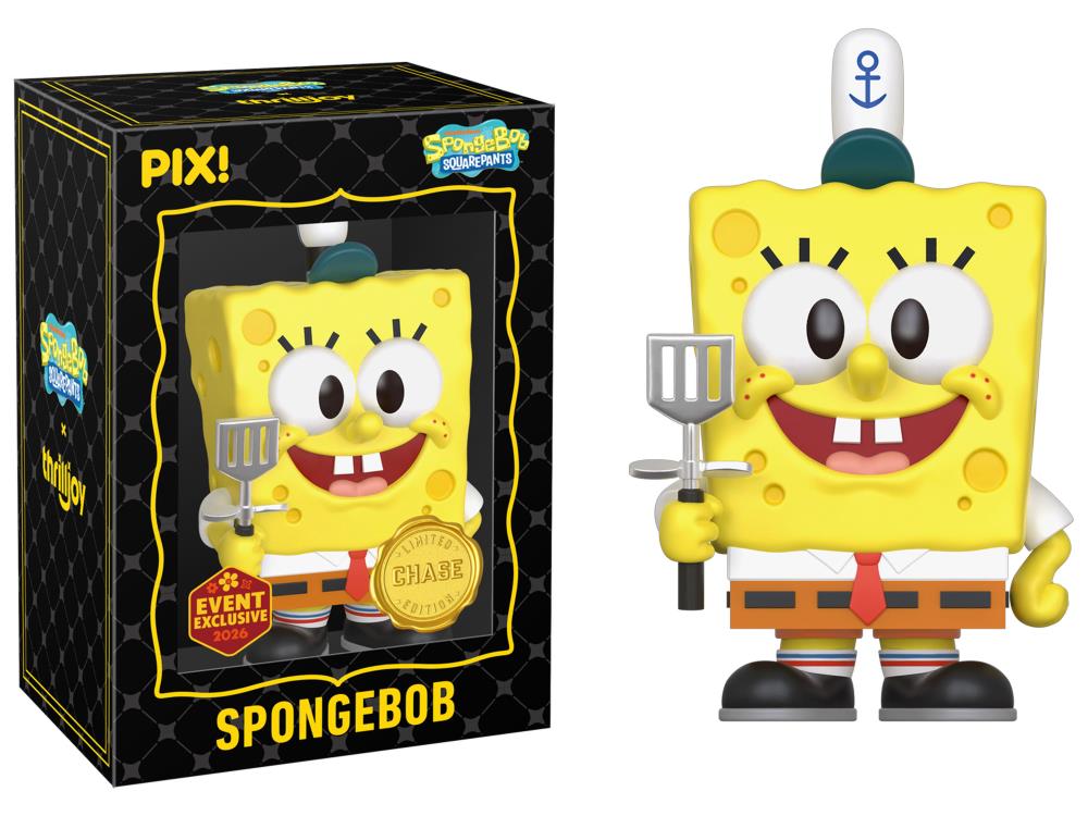SpongeBob SquarePants with Krabby Patty Pix! Vinyl Figure - 2026 Convention Exclusive