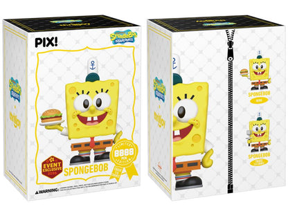 SpongeBob SquarePants with Krabby Patty Pix! Vinyl Figure - 2026 Convention Exclusive