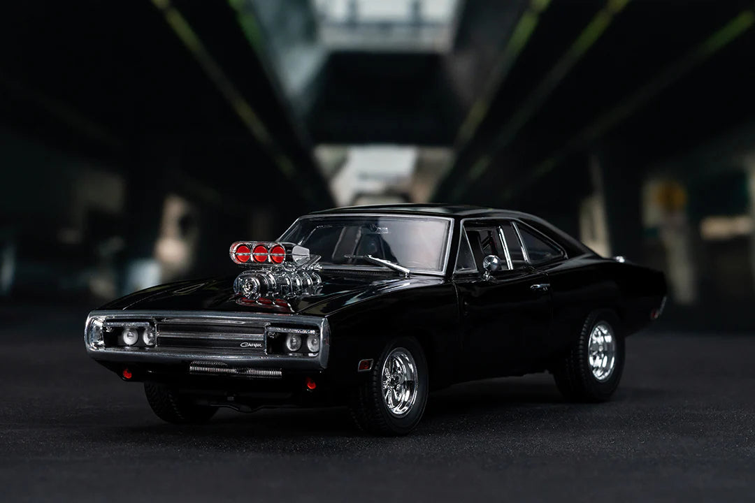 TRUESPEC FAST & FURIOUS DOM'S 1970 DODGE CHARGER R/T, 1:24 SCALE VEHICLE (THIS IS A PRE-ORDER ETA OCTOBER/ November 2024)