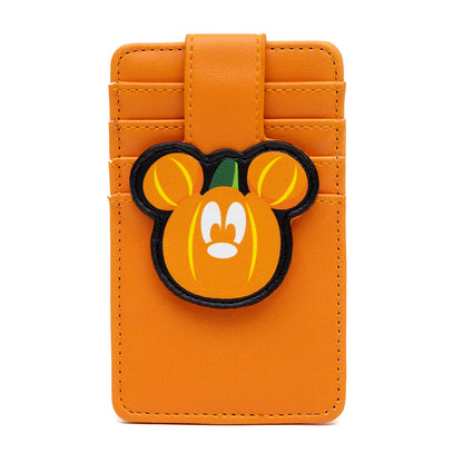 Character Wallet ID Card Holder - Disney Halloween Mickey Mouse Pumpkin Orange (ETA SEPTEMBER / OCTOBER 2024)