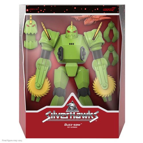 SilverHawks Ultimates Buzz-Saw (Toy Version) 7-Inch Action Figure (ETA MAY/JUNE 2024)