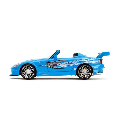 Fast and Furious 2001 Honda S2000 Mia's Blue Design 1:24 Scale Die-Cast Metal Vehicle